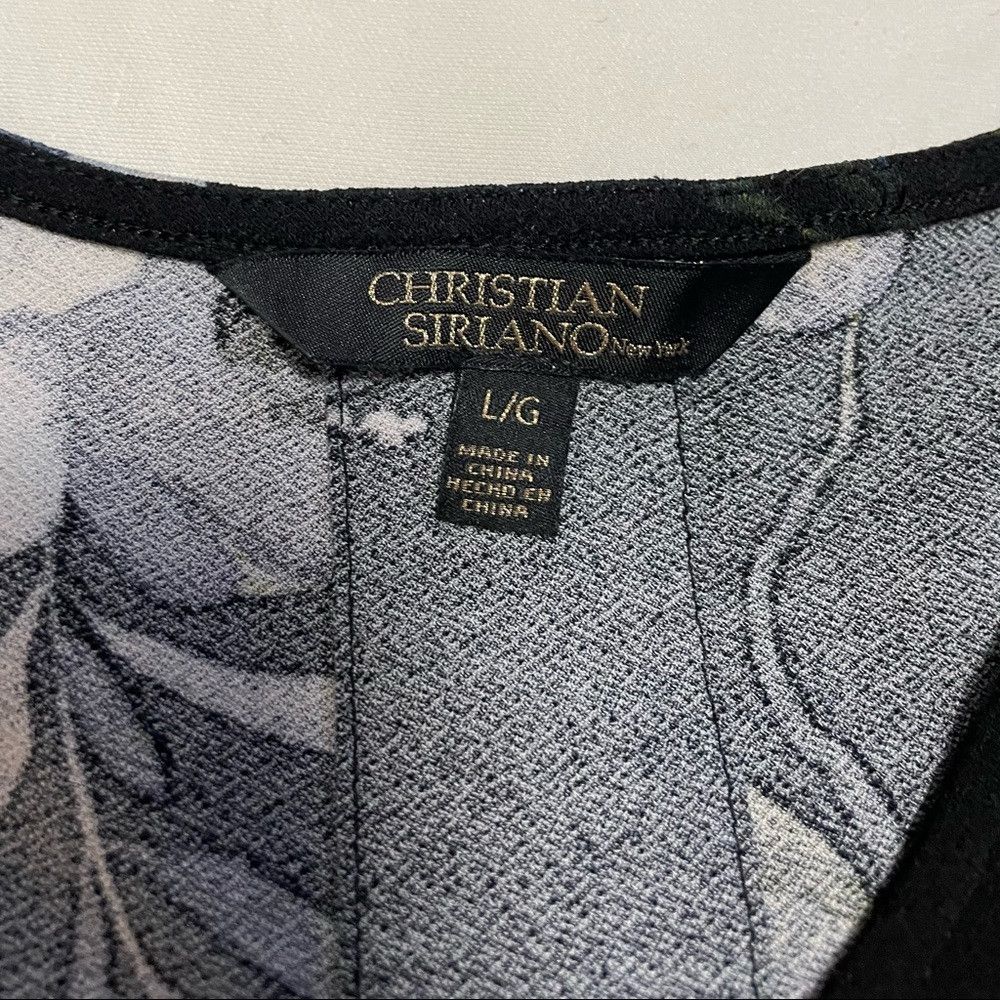 Other Christian Siriano New York Black Floral Dress Size L Size L / US 10 / IT 46 - 7 Thumbnail