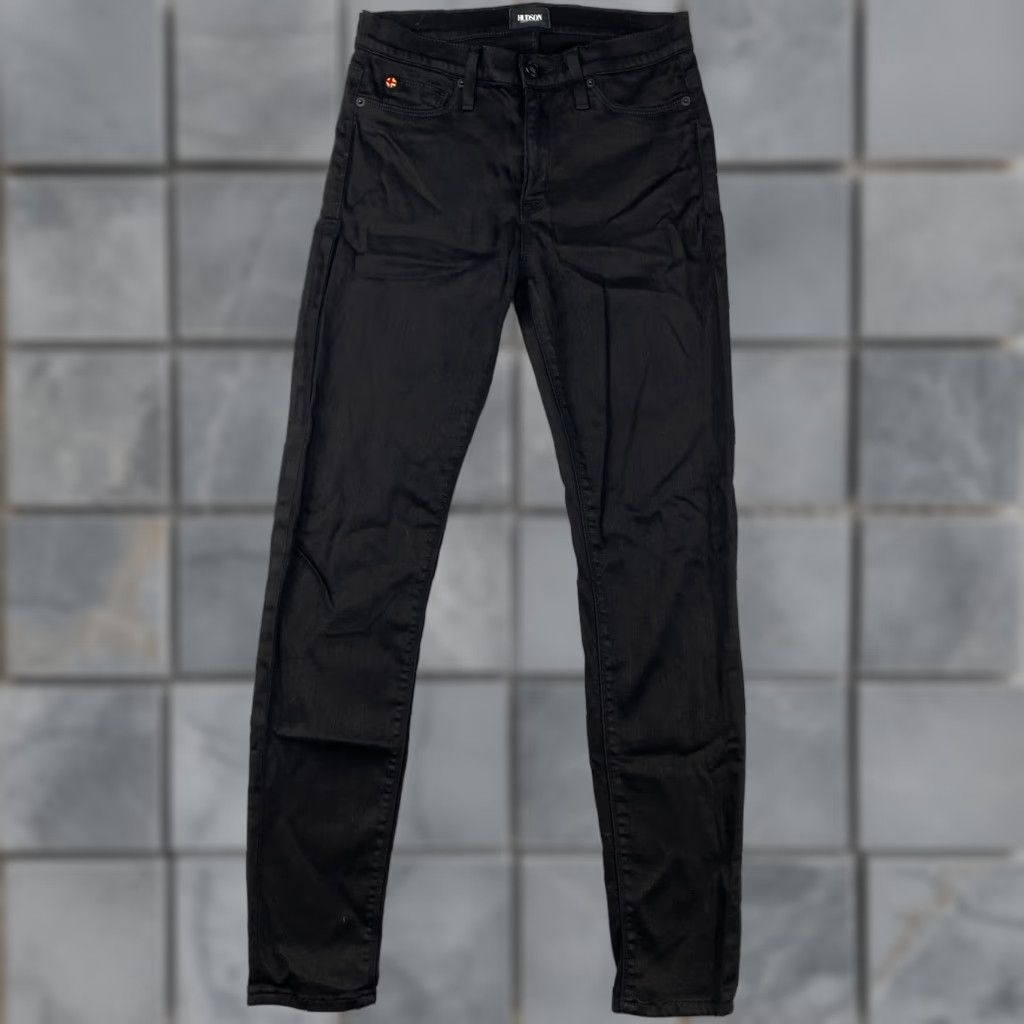 Hudson Hudson Jeans Womens 28 Black Nico Midrise Skinny 5-Pocket Denim USA Size 28" / US 6 / IT 42 - 1 Thumbnail