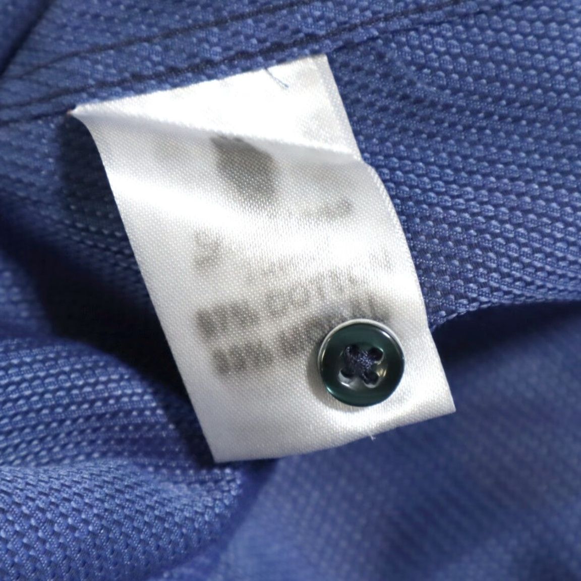 Vintage Visconti Black Gradient Sphere Dotted Long Sleeve Button Up Shirt Navy Blue Mens XLT Size US XL / EU 56 / 4 - 7 Thumbnail