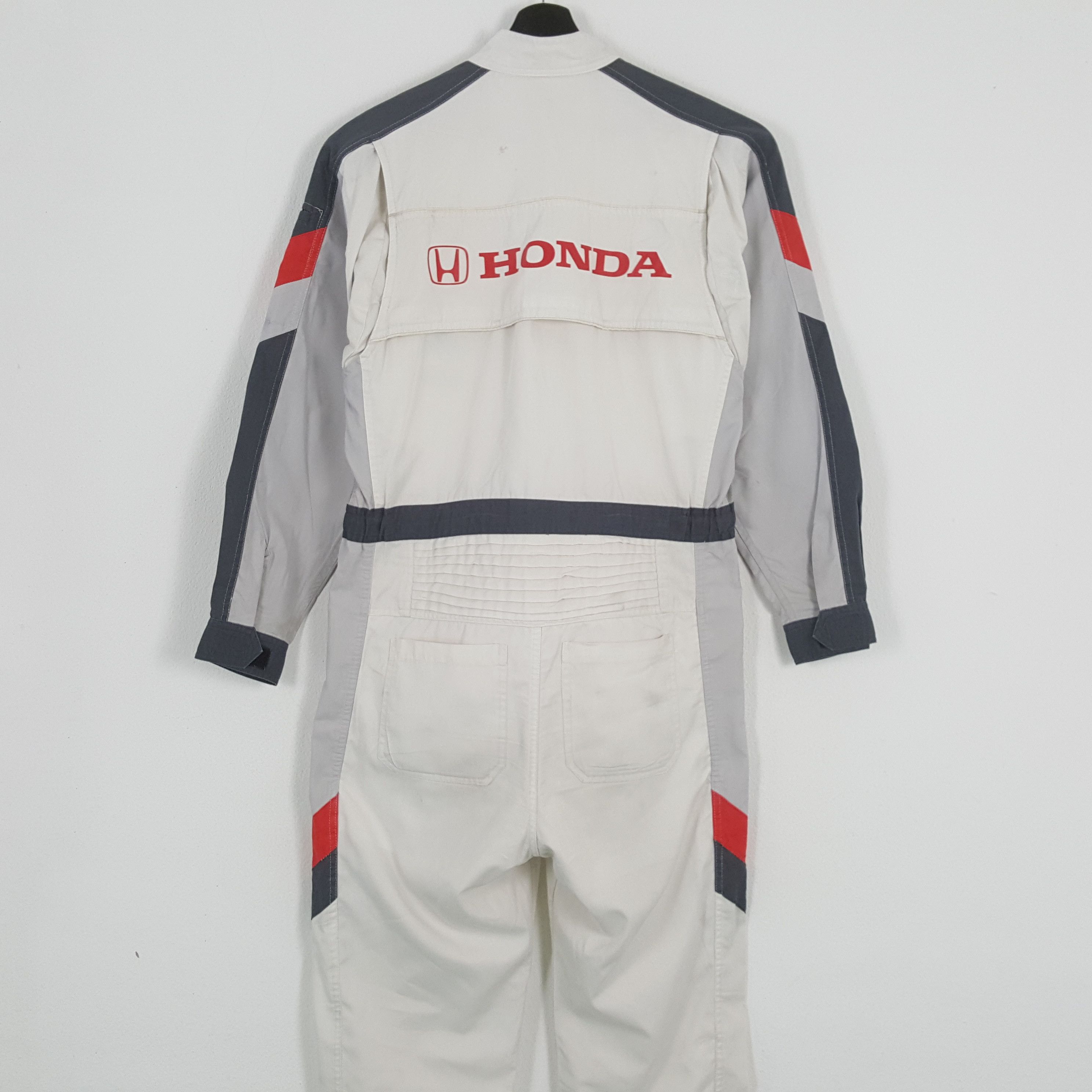 Honda × Vintage HONDA Japanese Motorsports Racing Workwear Coverall Jacket Size US M / EU 48-50 / 2 - 2 Thumbnail