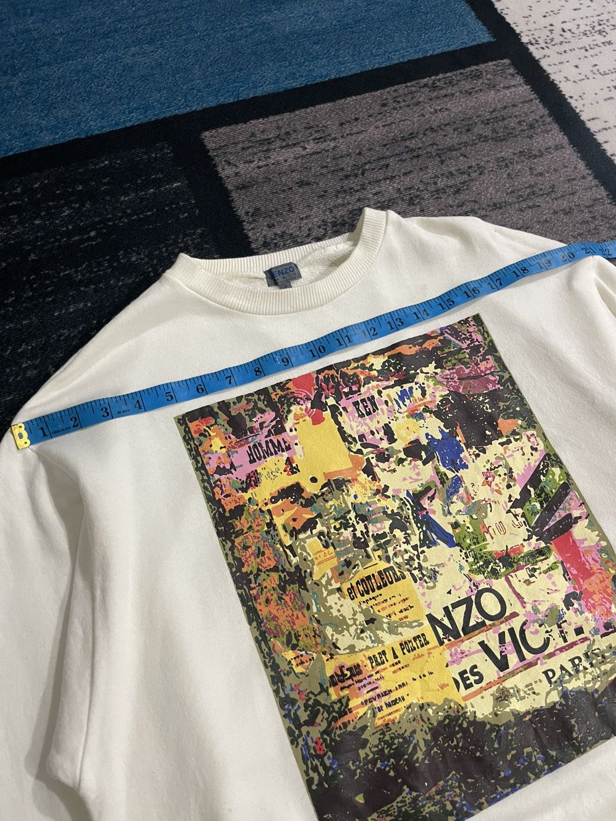 Kenzo × Vintage Vintage Kenzo Paris Big Logo Sweatshirt Size US L / EU 52-54 / 3 - 15 Thumbnail