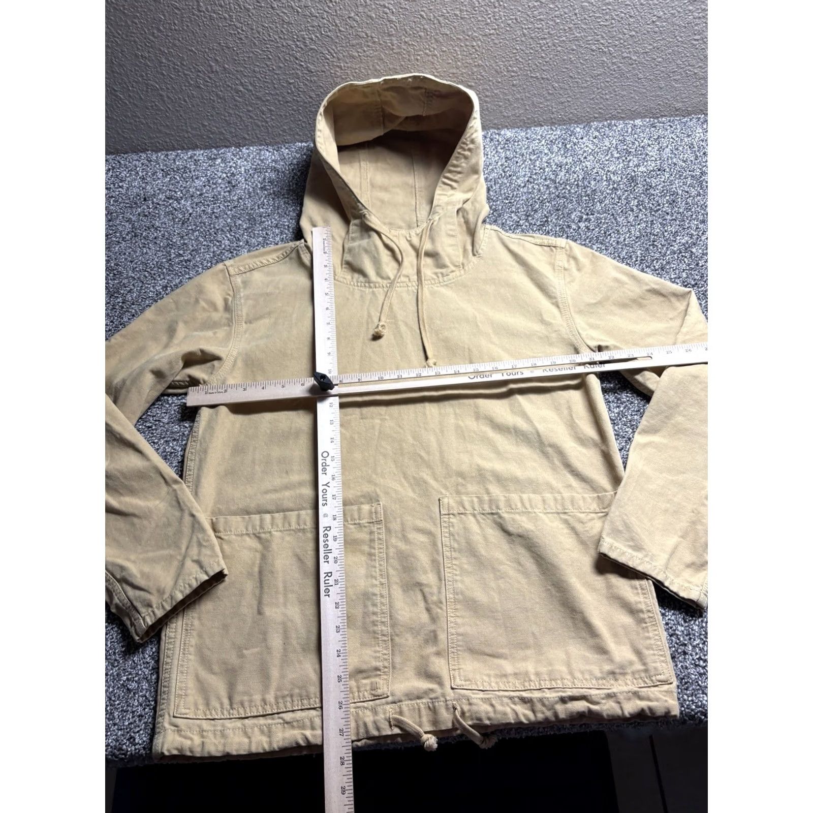 Service Works Service works Jacket Mens S Brown Chore Coat Chef Canvas Hooded Style Art Work Size US S / EU 44-46 / 1 - 5 Thumbnail