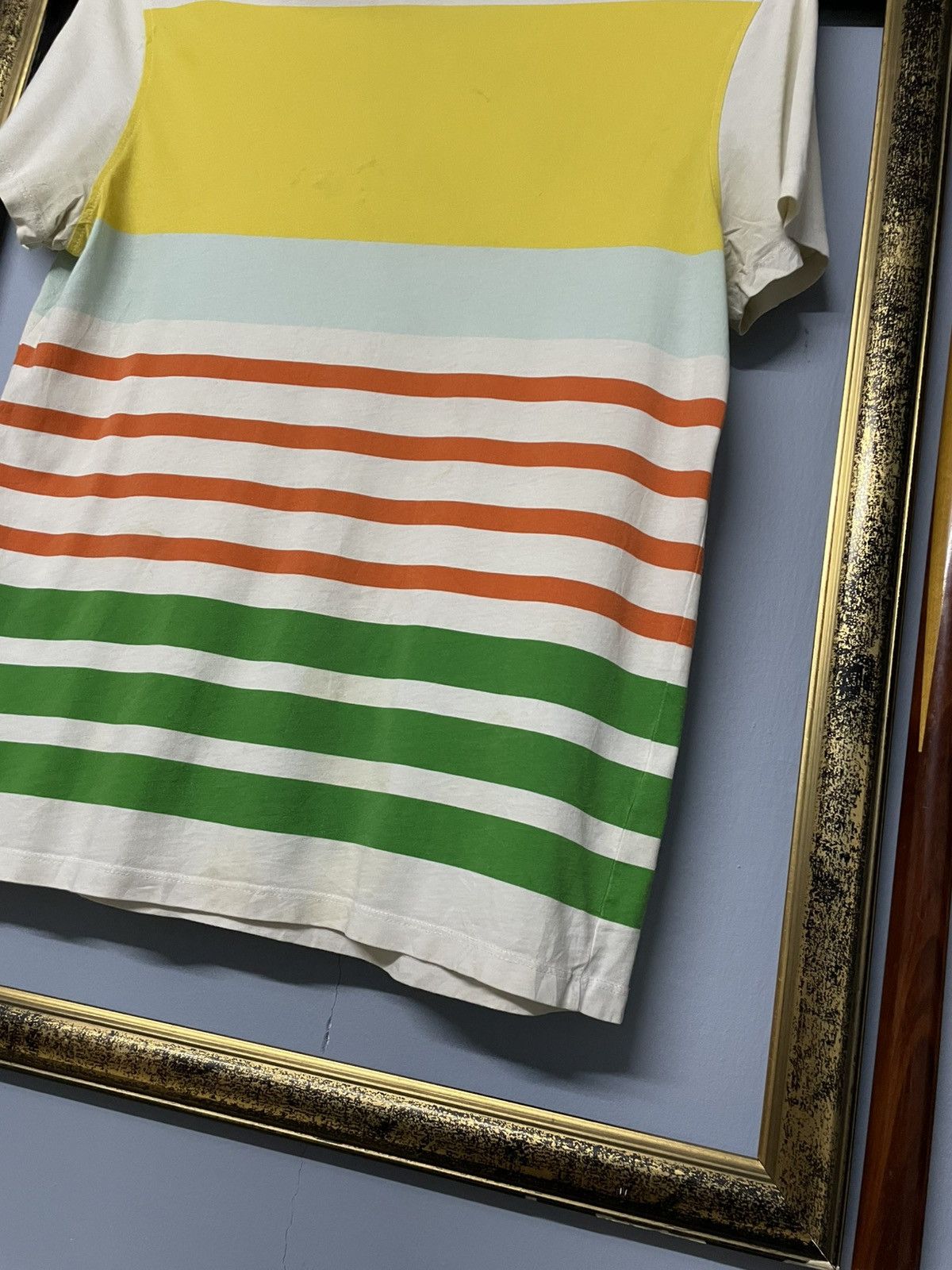 A.P.C. Vintage Designer A.P.C Rue Madame Paris Stripes Distressed Size US S / EU 44-46 / 1 - 6 Thumbnail