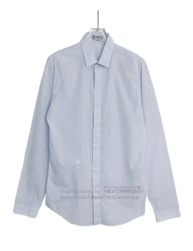 Dior Dior Men's Blue Cotton Long Sleeve Shirt . Size US XXS / EU 40 - 1 Thumbnail
