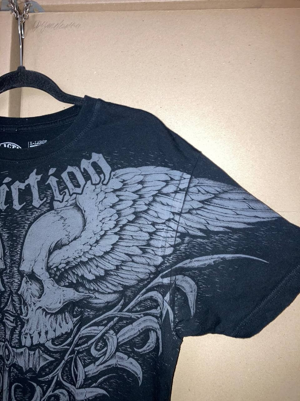 Affliction VINTAGE AFFLICTION T SHIRT TEE SKULL SKATE GOTH PUNK Y2K Size US XL / EU 56 / 4 - 6 Thumbnail
