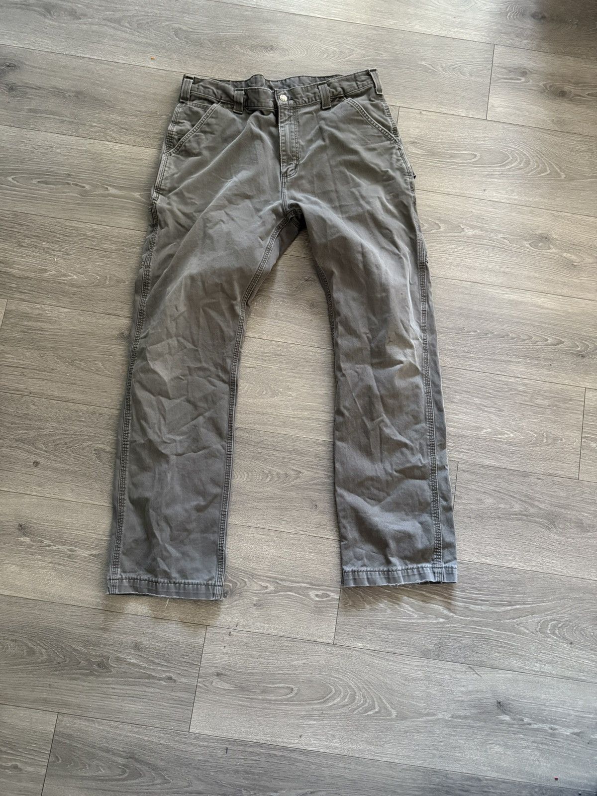 Carhartt × Vintage Khaki Carhartt Work Pants Size US 36 / EU 52 - 1 Thumbnail