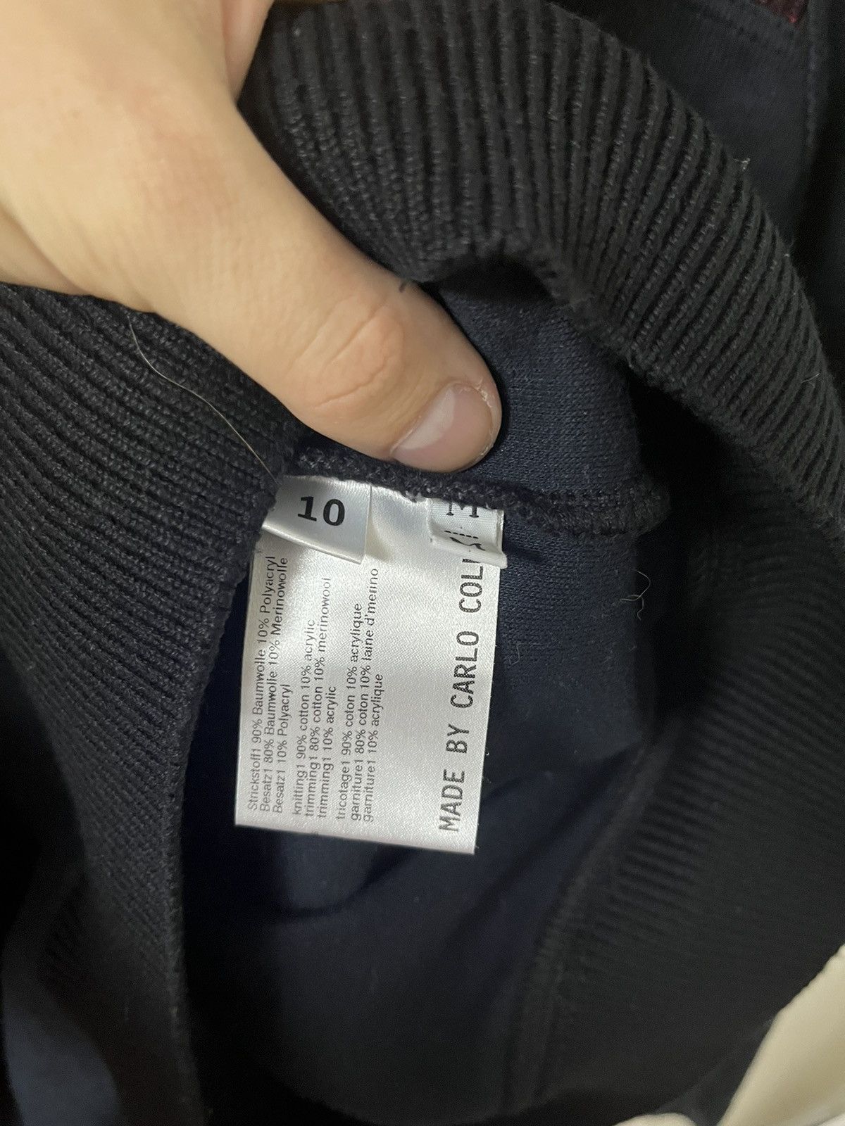 Carlo Colucci × Vintage Carlo Colucci Vintage y2k Knitsweater Size US M / EU 48-50 / 2 - 6 Thumbnail
