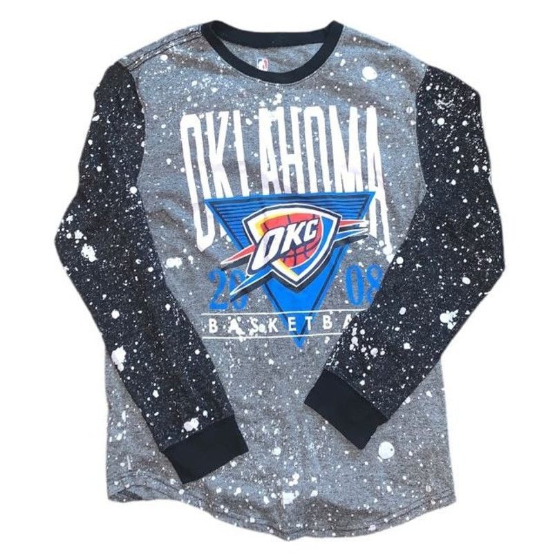 NBA Oklahoma City Thunder Basketball NBA Long Sleeve Shirt Sz M Size US M / EU 48-50 / 2 - 1 Thumbnail