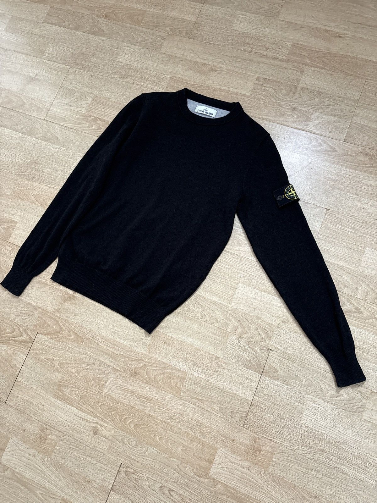 Stone Island Stone Island Light Cotton Sweater Black Size US L / EU 52-54 / 3 - 2 Thumbnail
