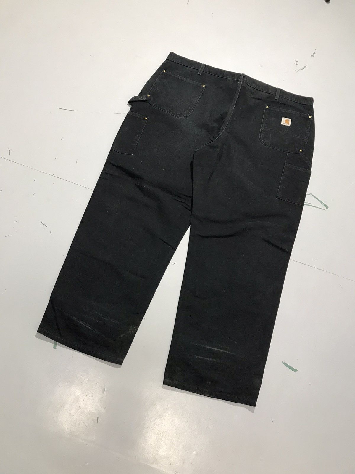 Carhartt Vintage Carhartt double knee damaged workwear denim 46x30 Size US 44 / EU 60 - 7 Thumbnail