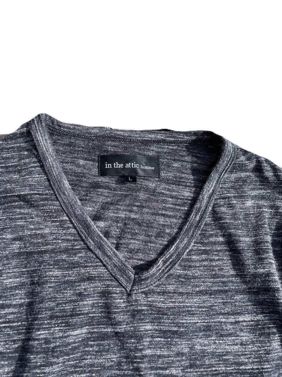 If Six Was Nine 2000s Japanese archive Vkei Drape V-neck Long Sleeve Tee Size US S / EU 44-46 / 1 - 5 Thumbnail