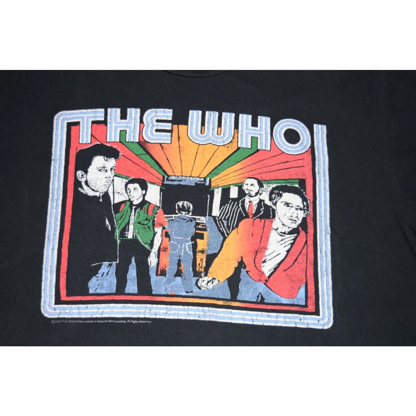 Bravado VINTAGE THE WHO Farewell Tour T-Shirt 2005 Graphic Tee Black XL Mens Size US XL / EU 56 / 4 - 2 Thumbnail