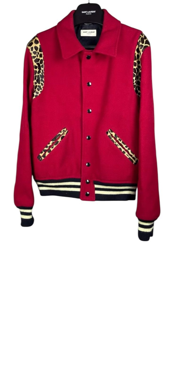 Saint Laurent Paris SAINT LAURENT PARIS FW14 "PSYCH ROCK" LEOPARD TEDDY JACKETS Size US S / EU 44-46 / 1 - 2 Thumbnail
