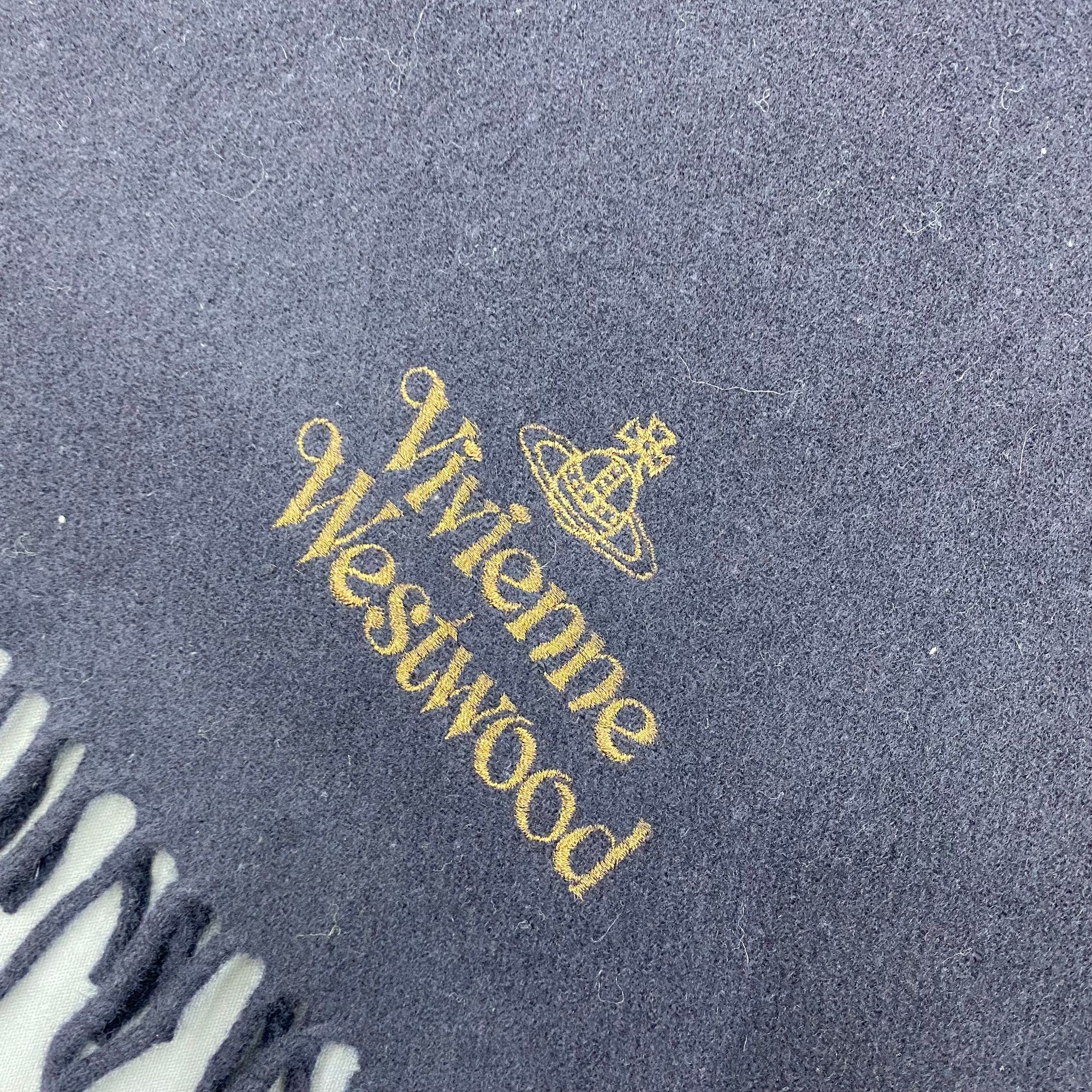 Vivienne Westwood Vintage Vivienne Westwood Scarf Orbs Muffler Wool Scarves Size ONE SIZE - 4 Thumbnail