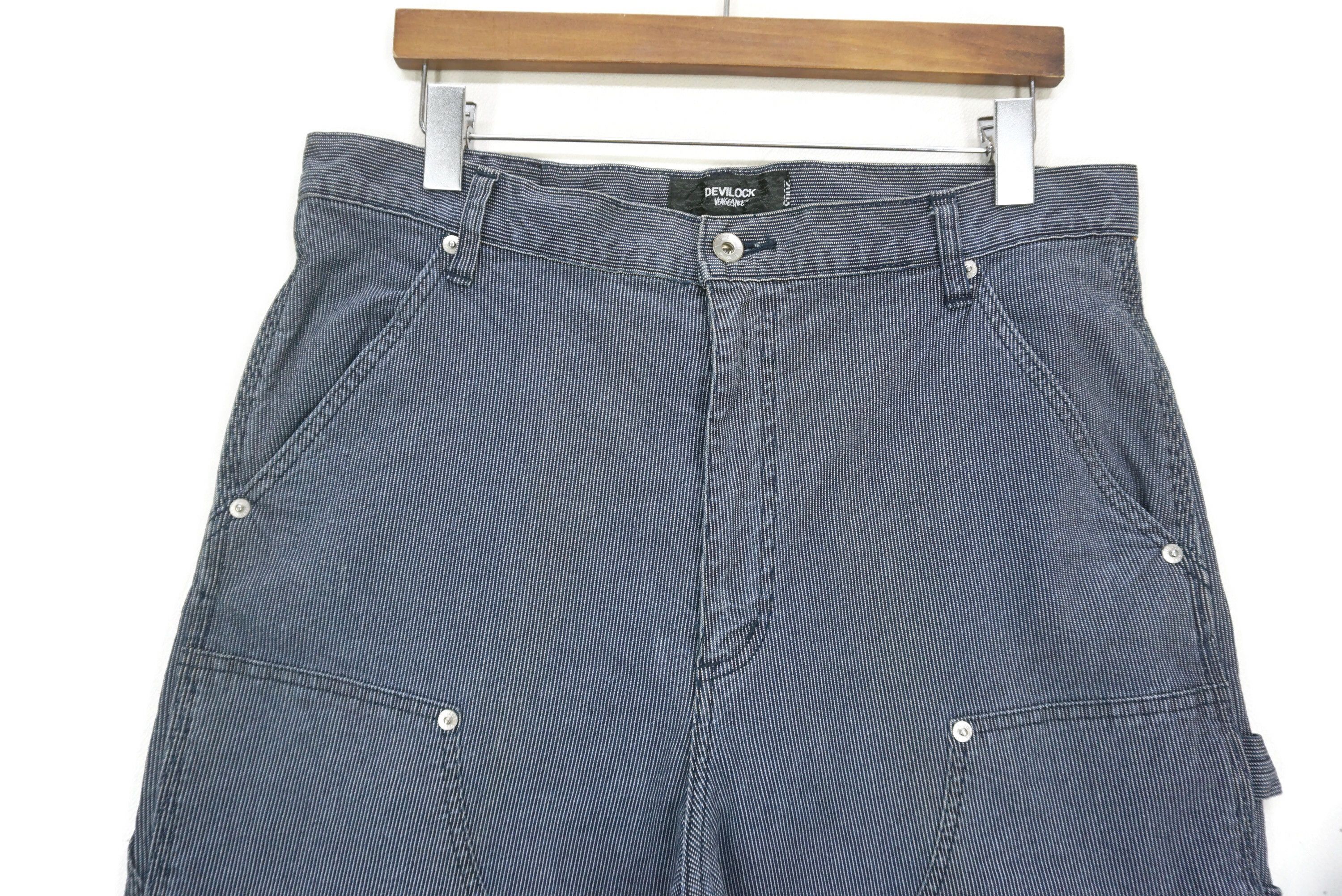 Devilock Devilock Jeans Size W34xL33.5 Double Knee Hickory Denim Size US 34 / EU 50 - 3 Thumbnail