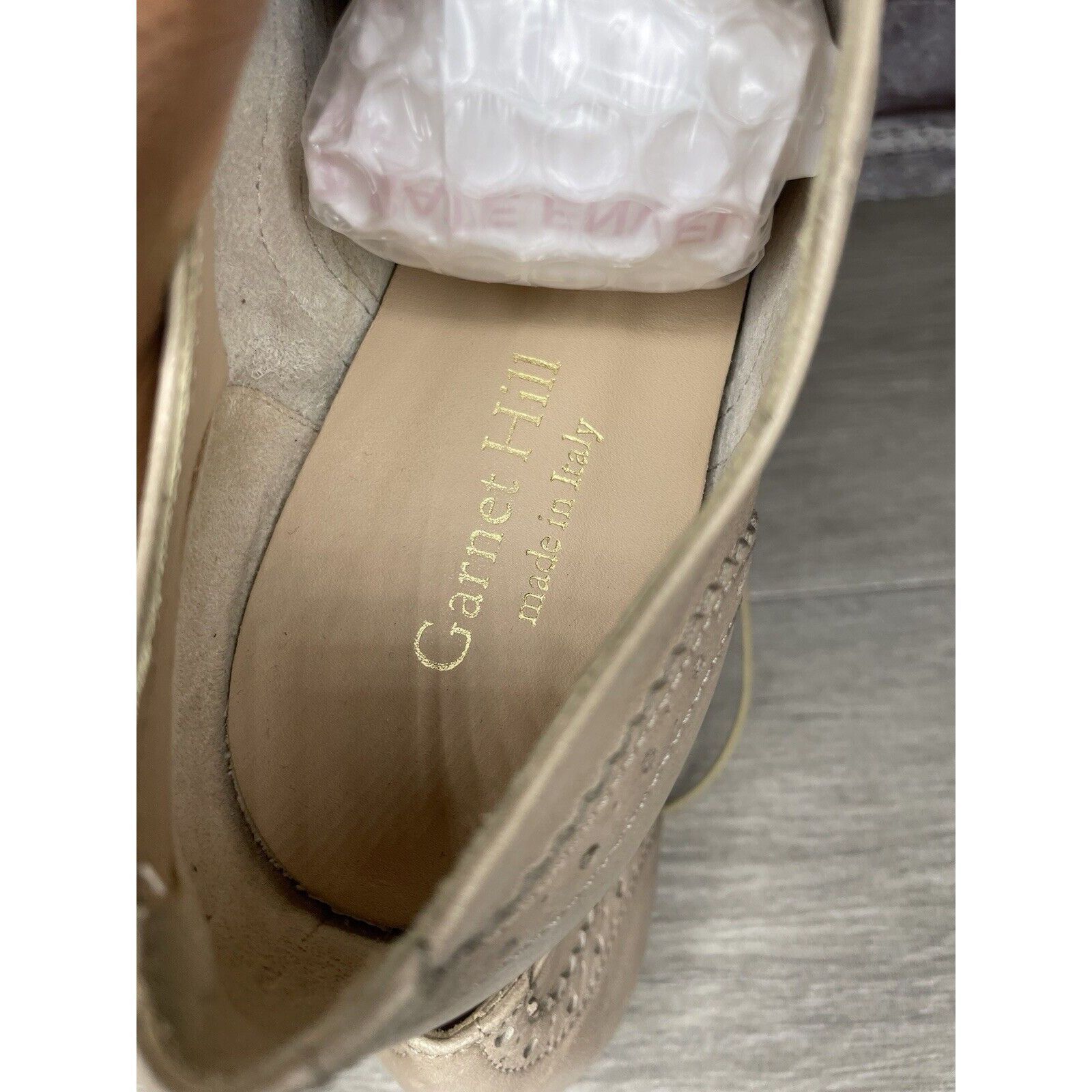 Other Garnet Hill Taupe Nude Felisa Soft Oxfords Wing Tip Shoes Wo Size US 7 / IT 37 - 16 Thumbnail