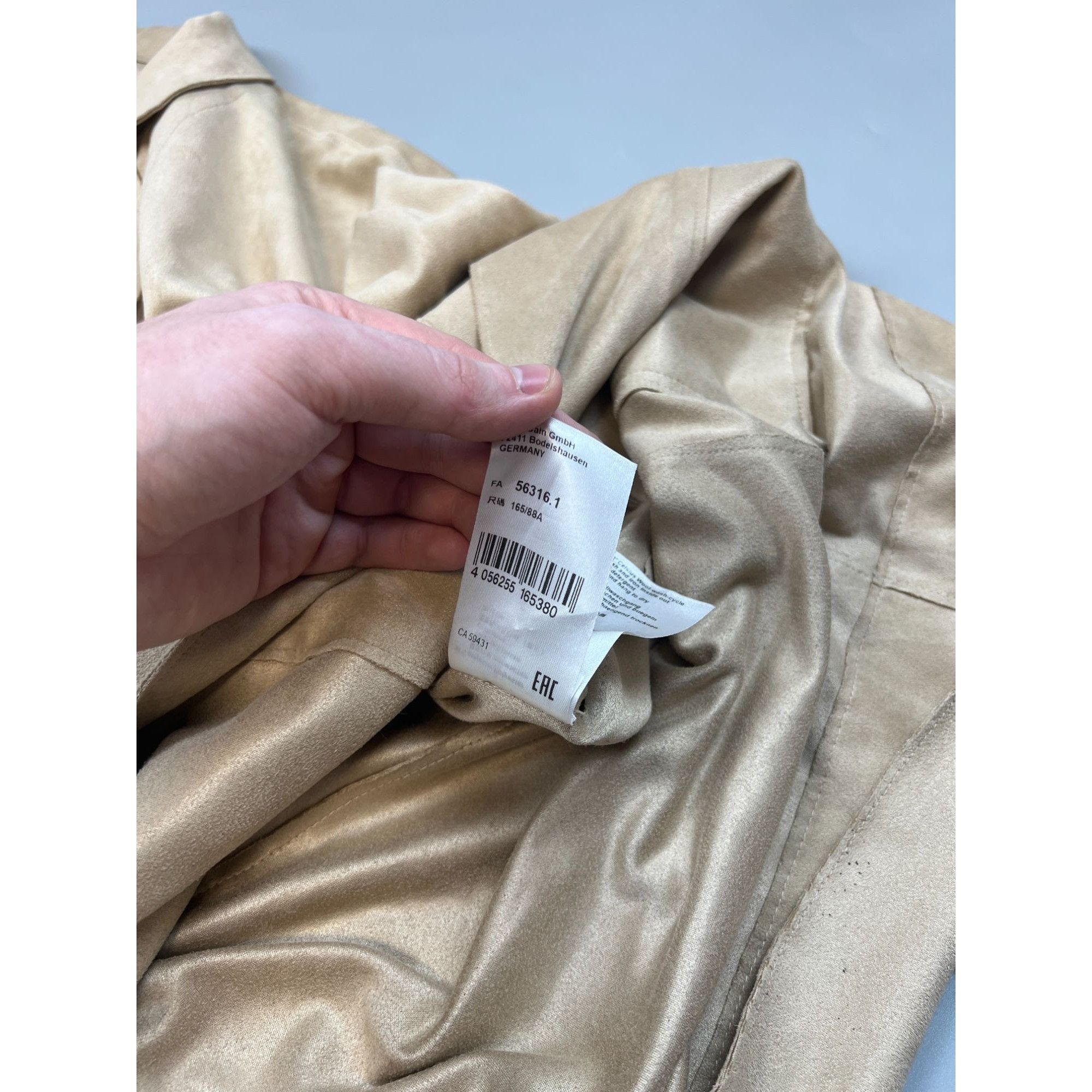 Other Marc Cain Faux Leather Coat (Y0701) Size M / US 6-8 / IT 42-44 - 10 Thumbnail