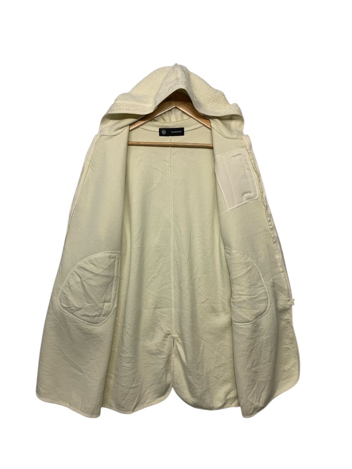 GU × Japanese Brand × Undercover Gu X Undercover Fleece Zipper Down Long Jacket Size US M / EU 48-50 / 2 - 3 Thumbnail