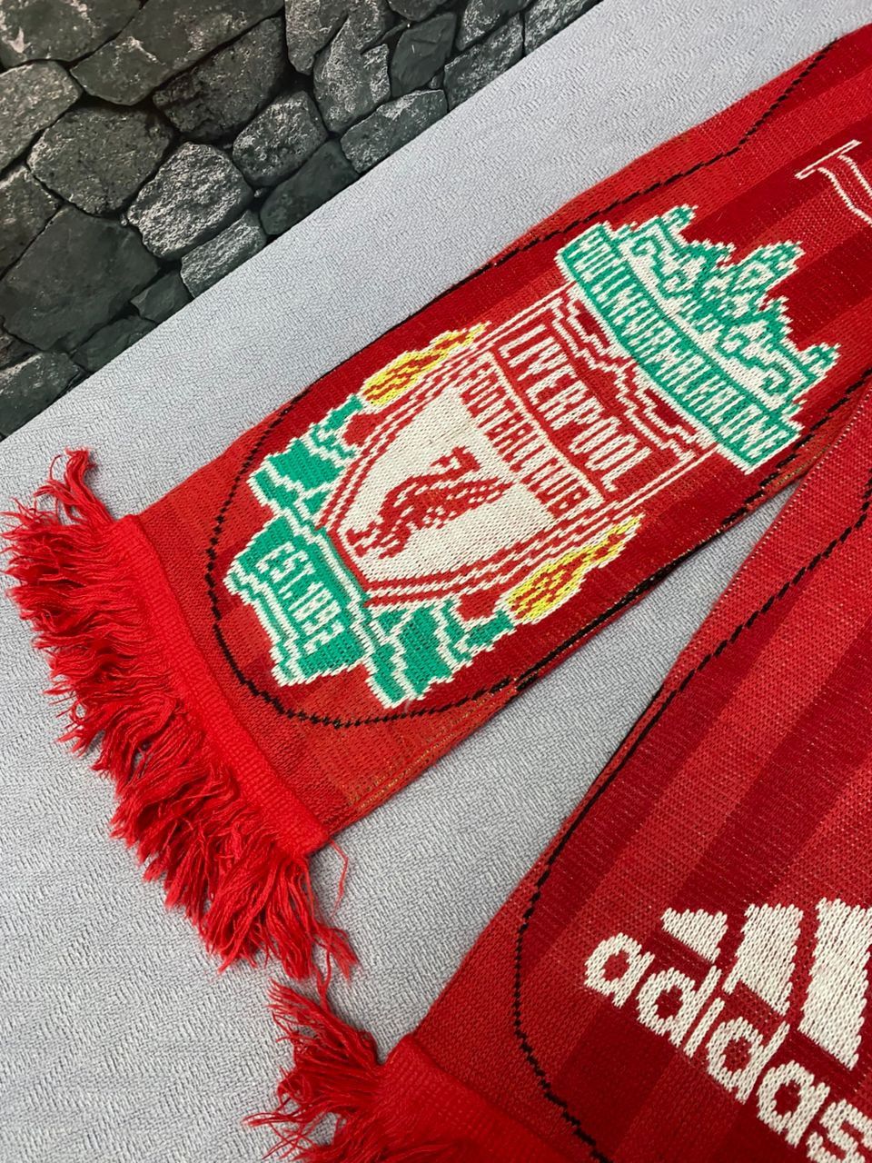 Adidas Vintage Y2k Adidas Liverpool Scarf Size ONE SIZE - 5 Thumbnail