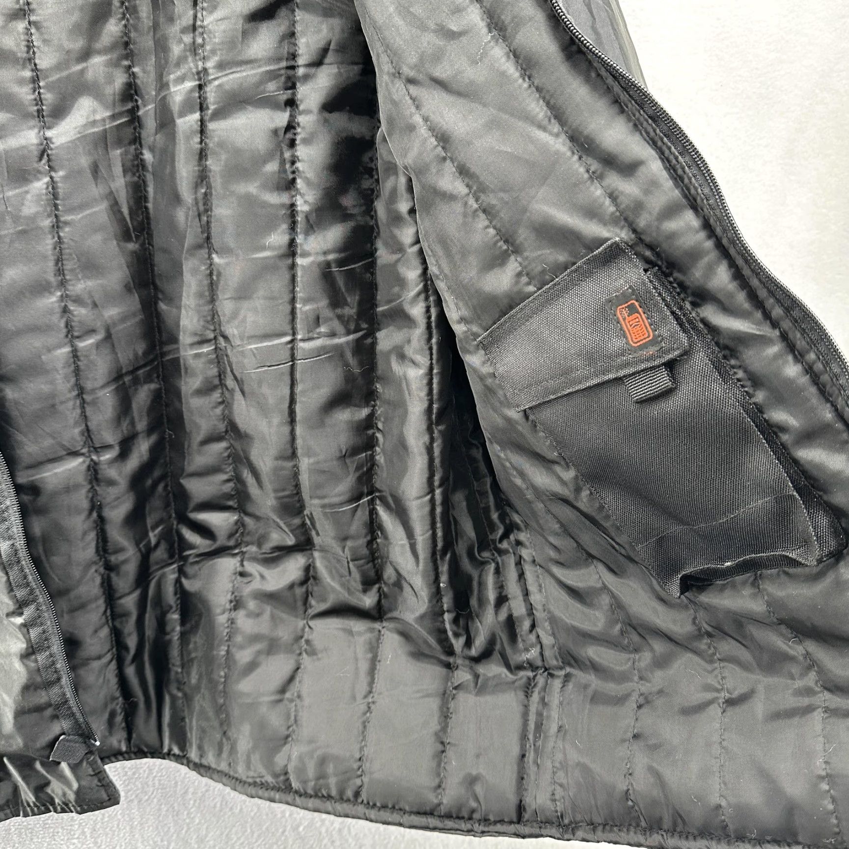 Vintage RoadDog Apparel Company Jacket Mens Large Black Quilted Liner Nylon Full Zip Pockets Riding Size US L / EU 52-54 / 3 - 4 Thumbnail