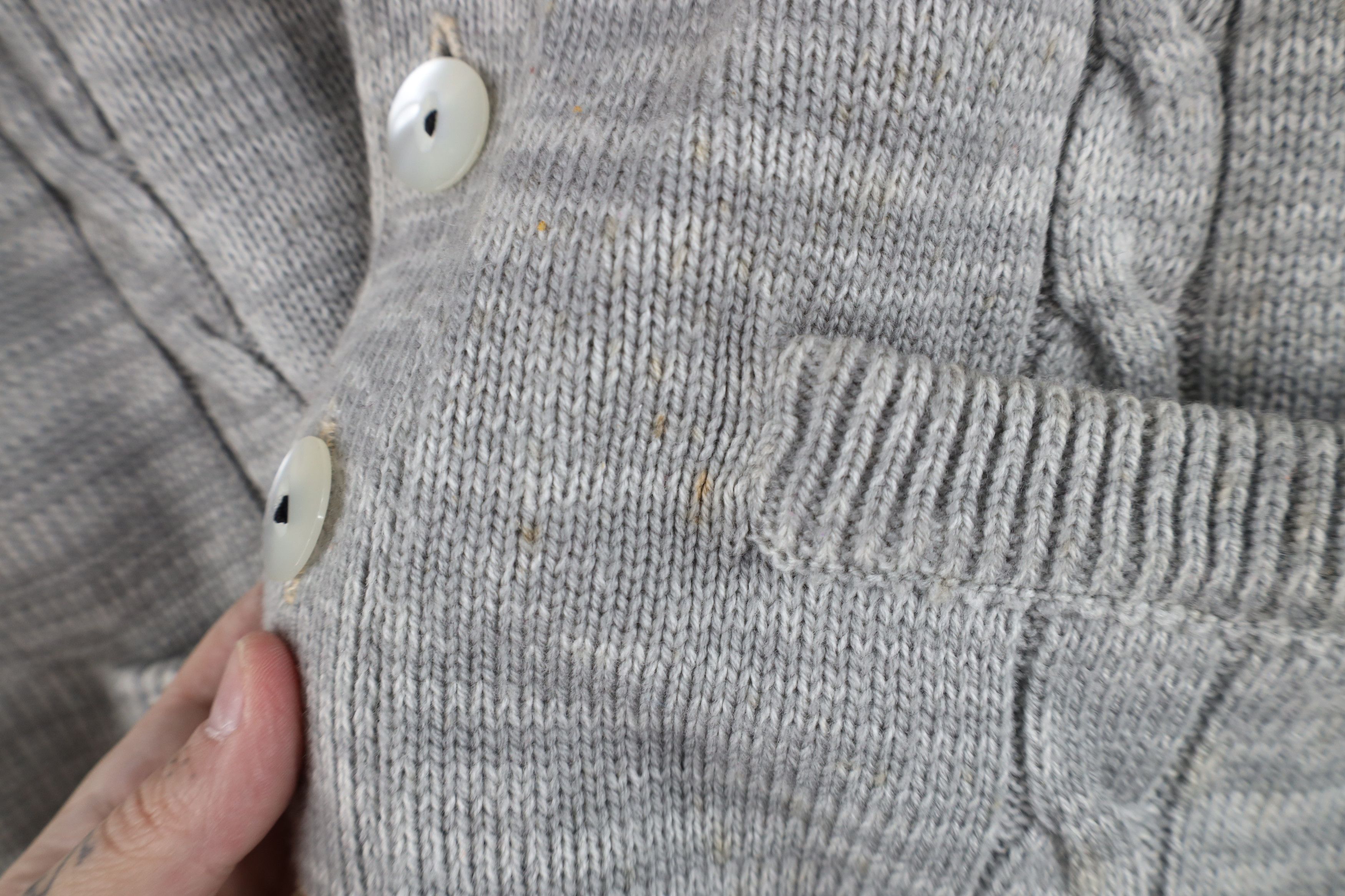 Vintage Vintage 50s 60s Streetwear Cable Knit Cardigan Sweater Size US M / EU 48-50 / 2 - 6 Thumbnail