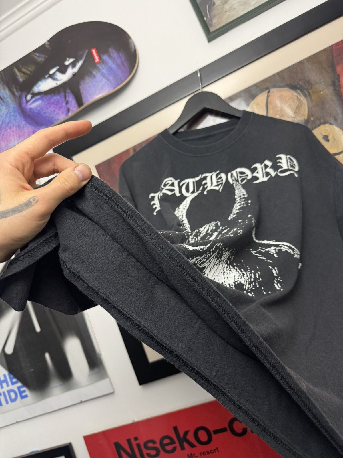 Band Tees Bathory Vintage 00s Goat Rare Band Metal Two Sided Print Tee Size US XL / EU 56 / 4 - 6 Thumbnail