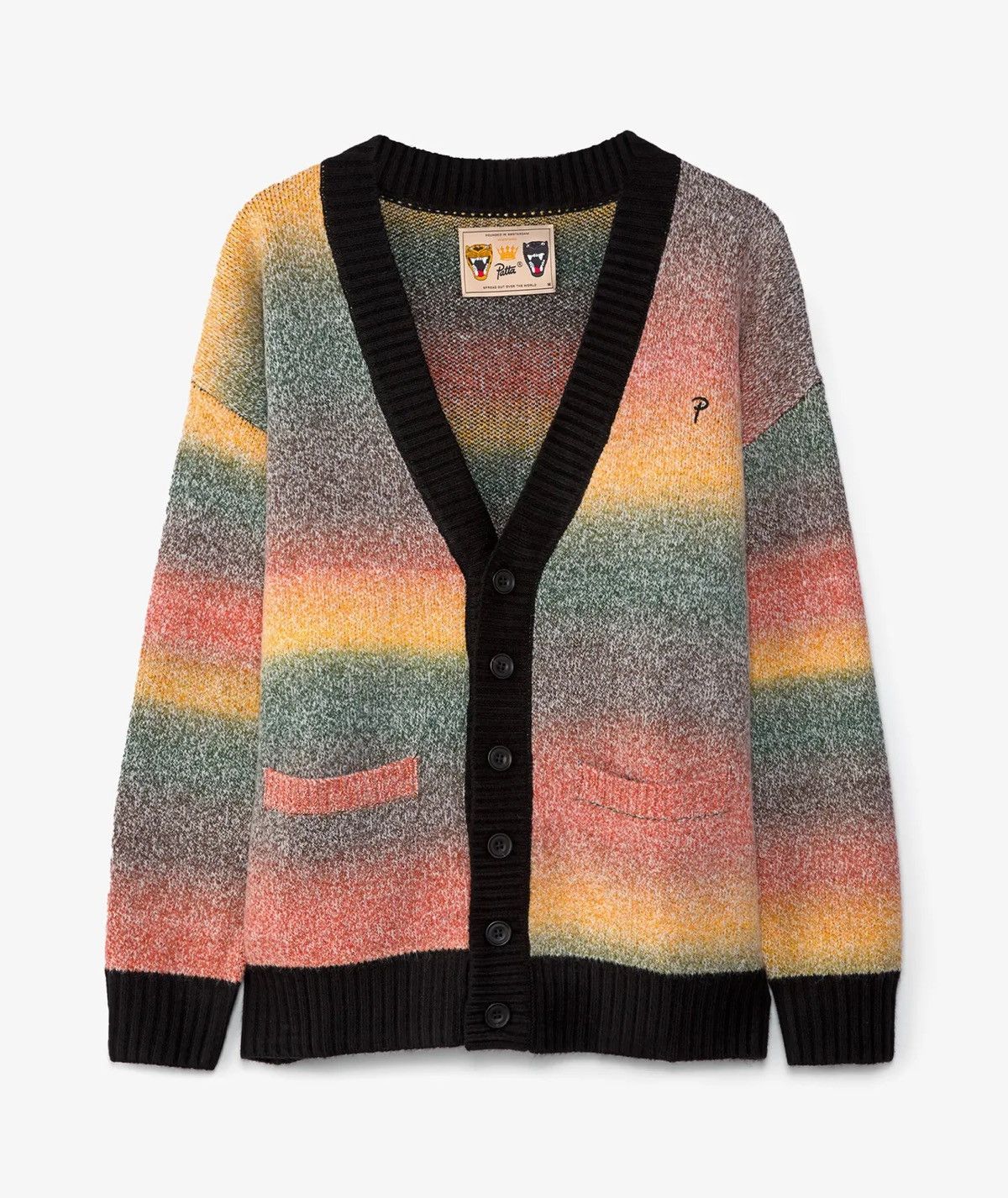 Patta PATTA SPACE DYE KNITTED CARDIGAN Size US XL / EU 56 / 4 - 1 Thumbnail