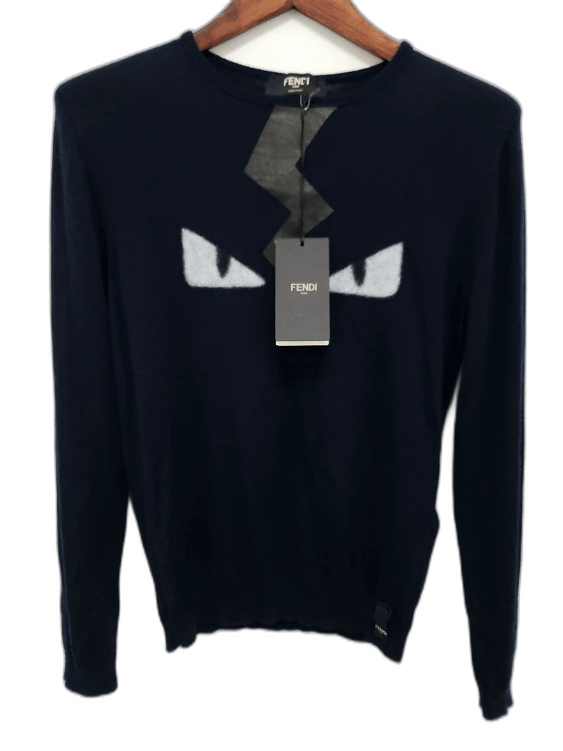 Fendi Fendi Wool Blend Monster Knit Sweater Size US M / EU 48-50 / 2 - 1 Thumbnail