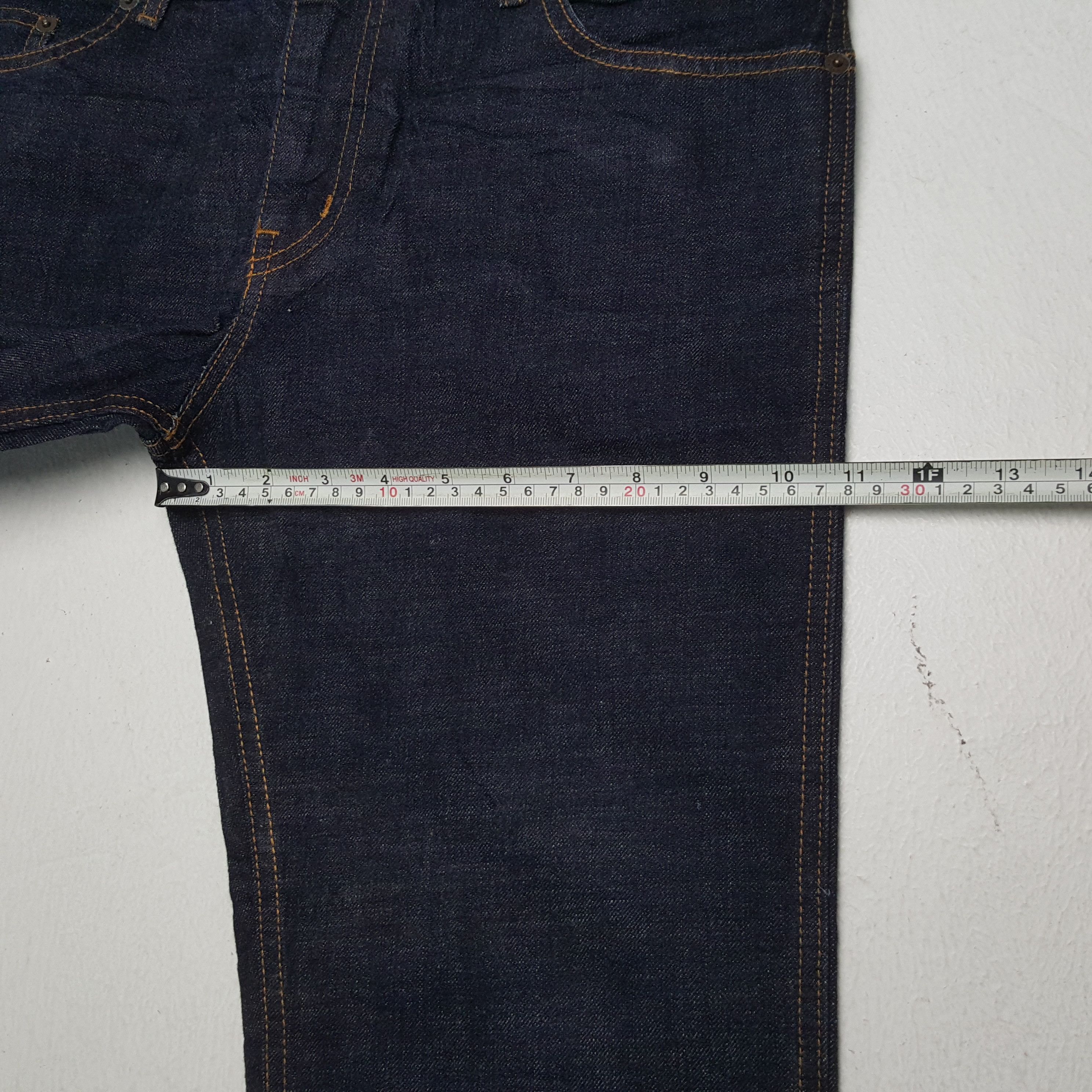 Vintage Vintage X-GIRL Japanese Fashion Brand Overall Denim Jeans Size 35" - 10 Thumbnail