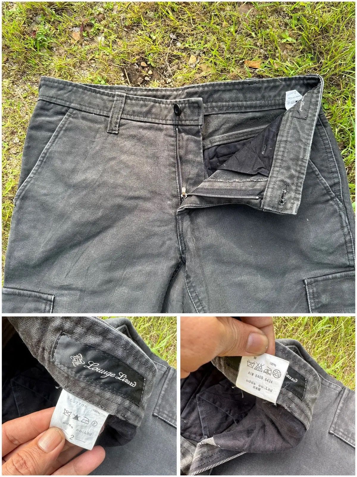 Lounge Lizard STEALS💥VINTAGE LOUNGE LIZARD HEAVY WORKWEAR RIRIZIPPER CARGO Size US 30 / EU 46 - 15 Thumbnail