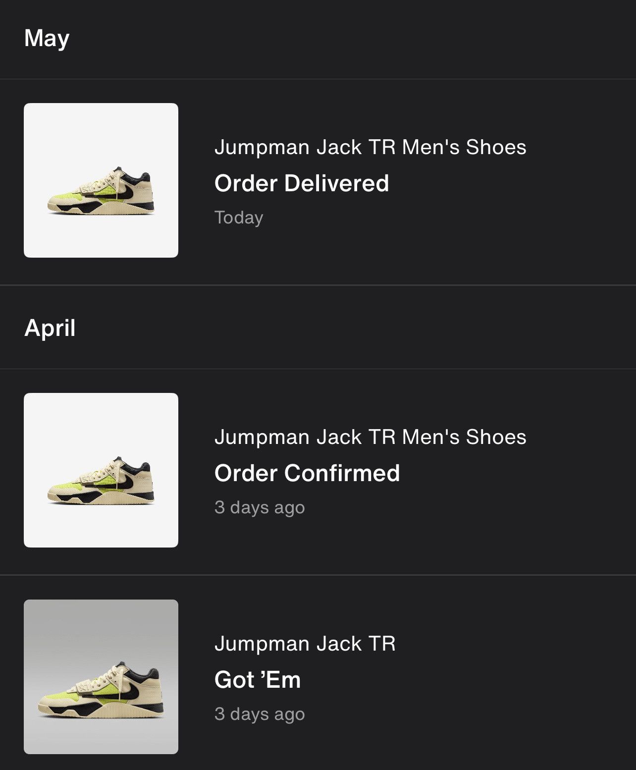 Jordan Brand × Nike × Travis Scott Jordan Jumpman Jack TR Size US 13 / EU 46 - 2 Thumbnail