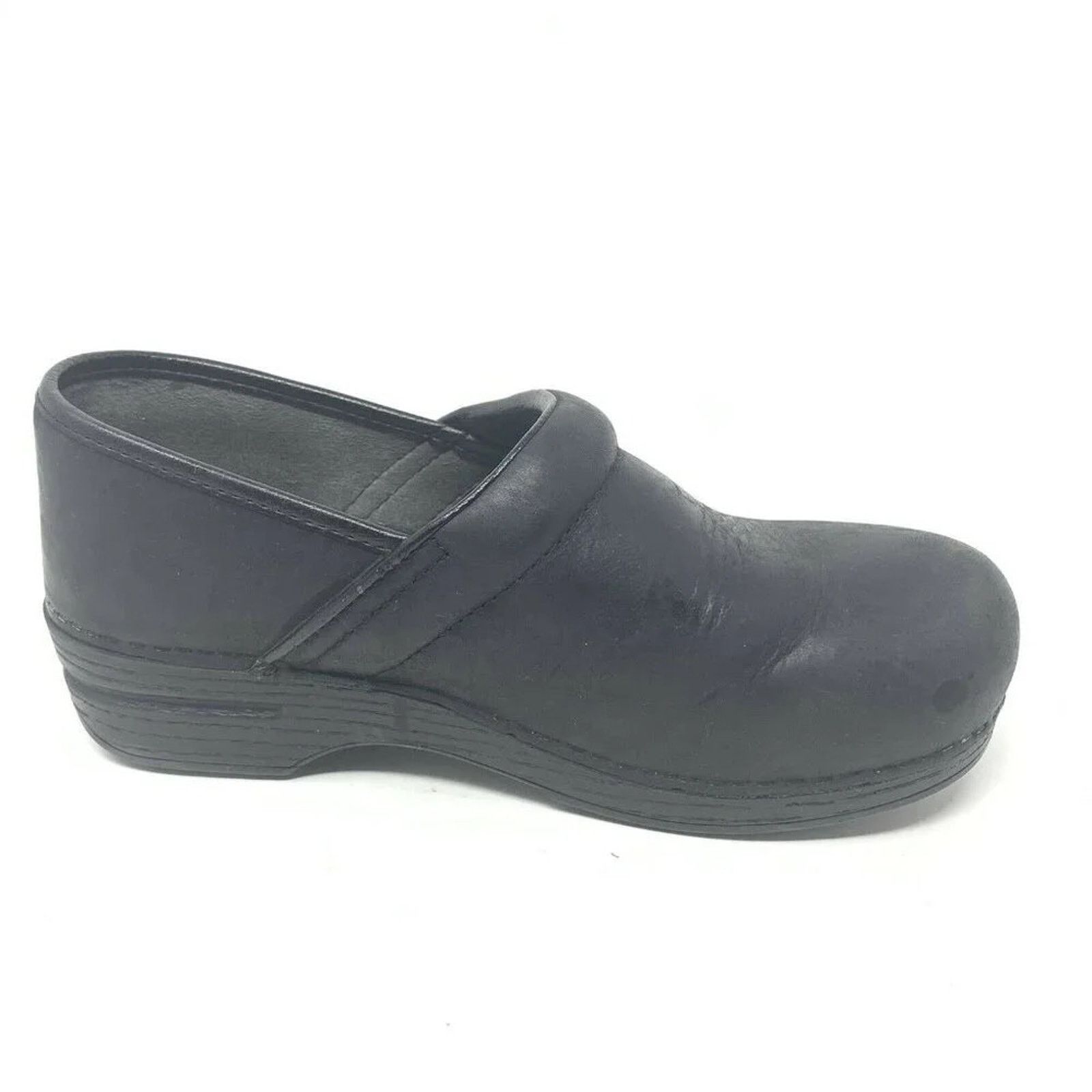 Dansko Dansko Black Leather Clog Slip On Shoes Size 41 US 10.5 Size US 11 / IT 41 - 2 Thumbnail