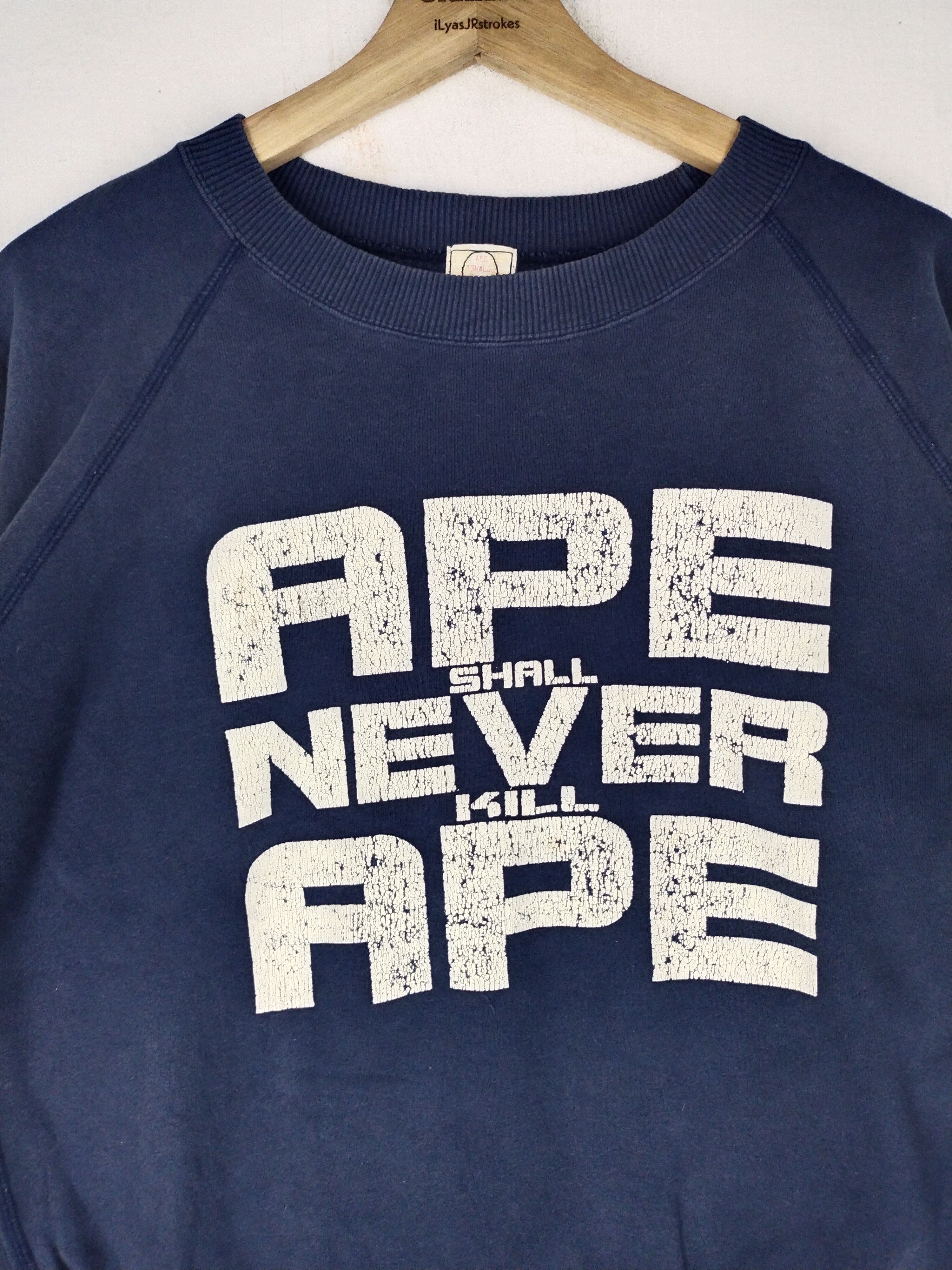 Bape Vintage A Bathing Ape Sweatshirt Size US M / EU 48-50 / 2 - 2 Thumbnail