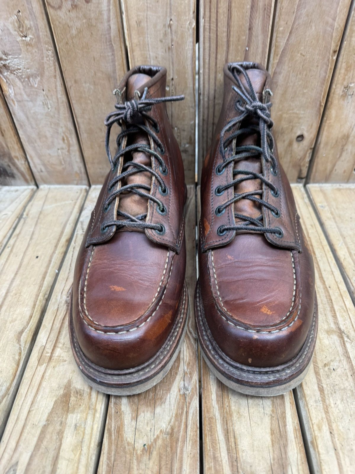 Red Wing Red Wing 1907 Copper Rough Brown Boots UK 7.5 D | EUR 41.5 Size US 8.5 / EU 41-42 - 6 Thumbnail