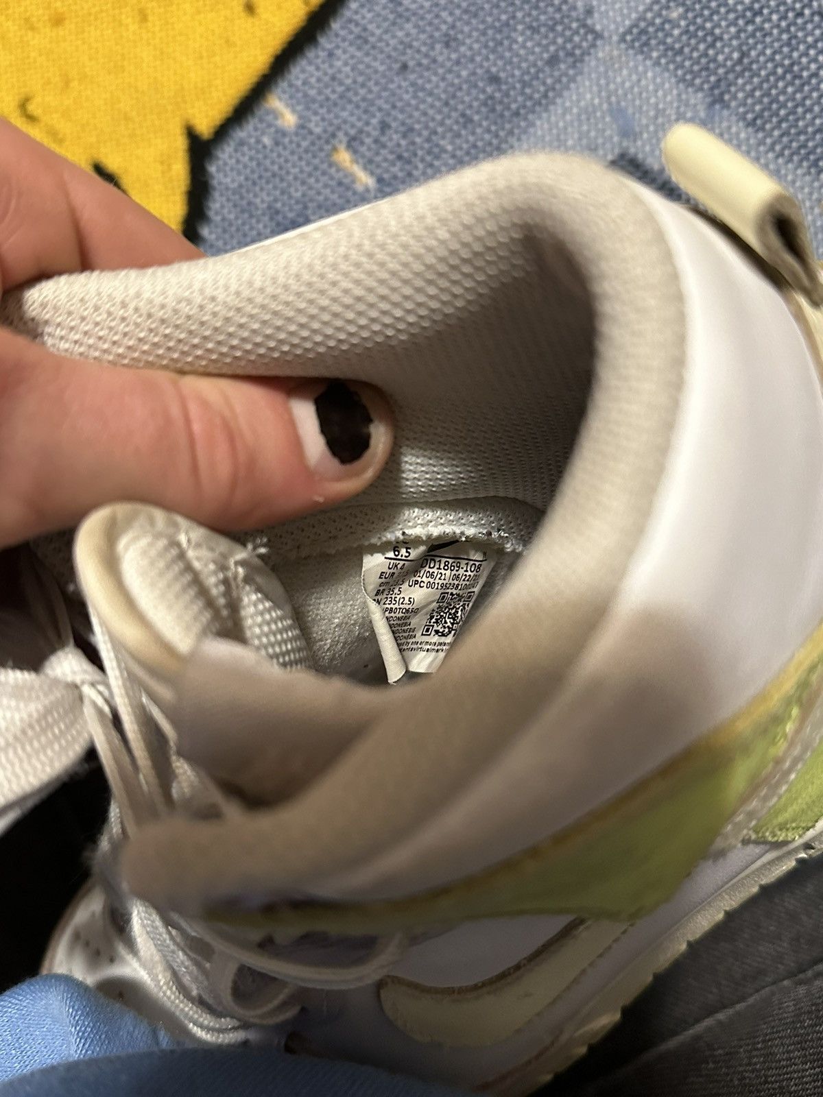 Nike Nike Dunk High Lemon Twist 2021 Size US 6.5 / IT 36.5 - 7 Thumbnail