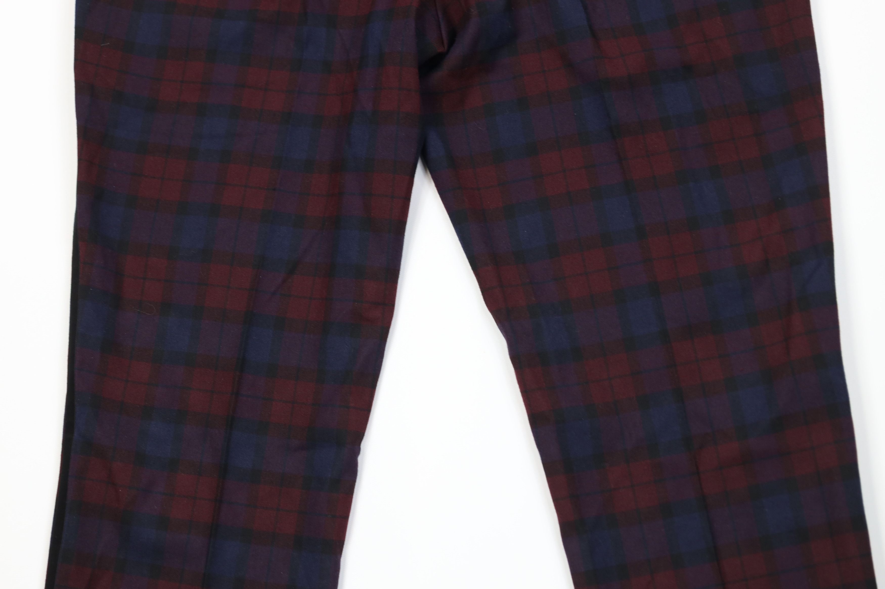 Express Express Slim Satin Stripe Tuxedo Chino Pants Trousers Plaid Size US 34 / EU 50 - 10 Thumbnail