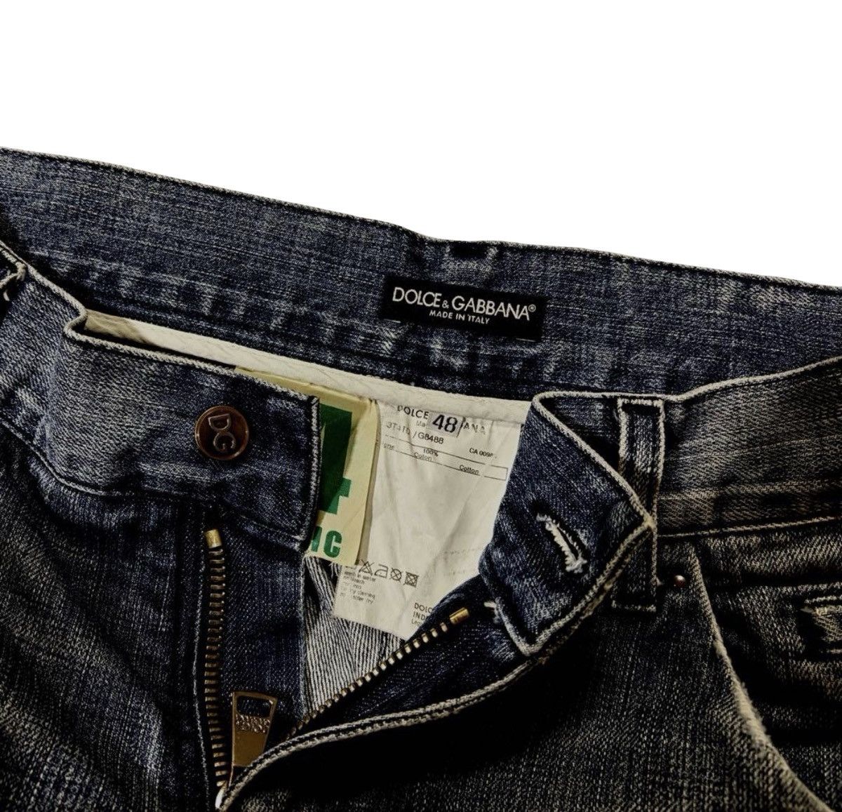 Dolce & Gabbana Dolce & Gabbana "14 Classic" Distressed Metal Logo Denim Size US 32 / EU 48 - 9 Thumbnail