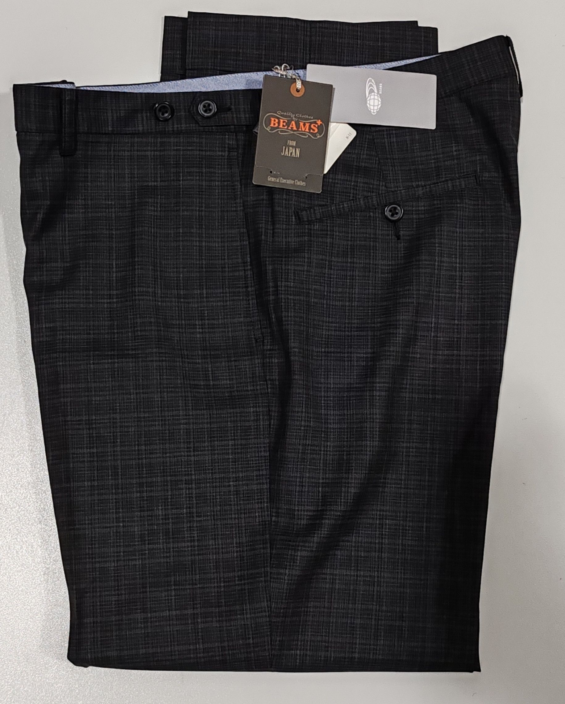 Beams Plus PANTALON DE COMPLET GRIS CARRELÉ- BEAMS PLUS TG:XL Size US 34 / EU 50 - 14 Thumbnail