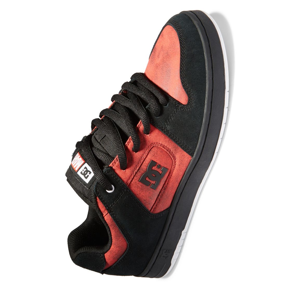 image of Dc Manteca 4 Marvel Deadpool Shoes in Scarlet Red/Black, Men's (Size 13)