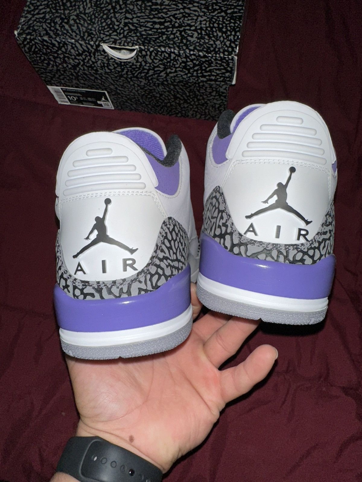 Jordan Brand Jordan 3 DARK IRIS👾 Size US 10.5 / EU 43-44 - 5 Thumbnail