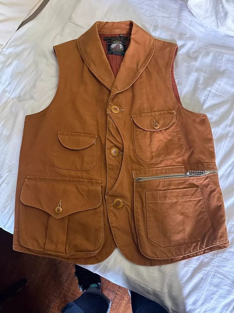 Freewheelers Freewheelers Old-fashioned hunting vest Size 36R - 1 Thumbnail