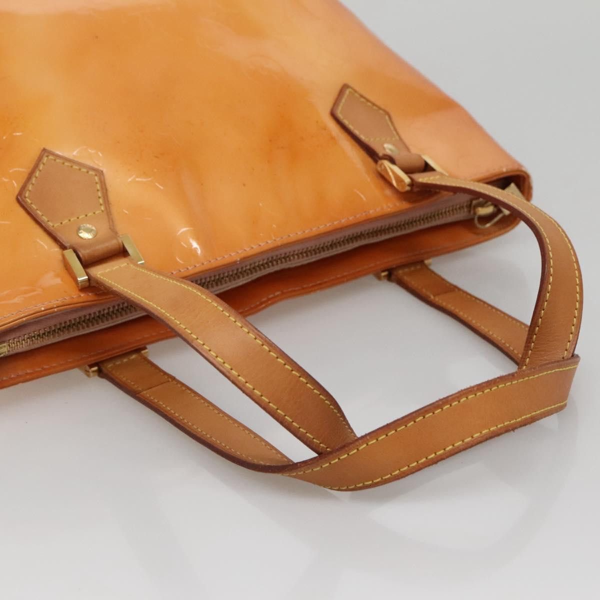 LOUIS VUITTON Monogram Vernis Houston Bag Marshmallow Pink