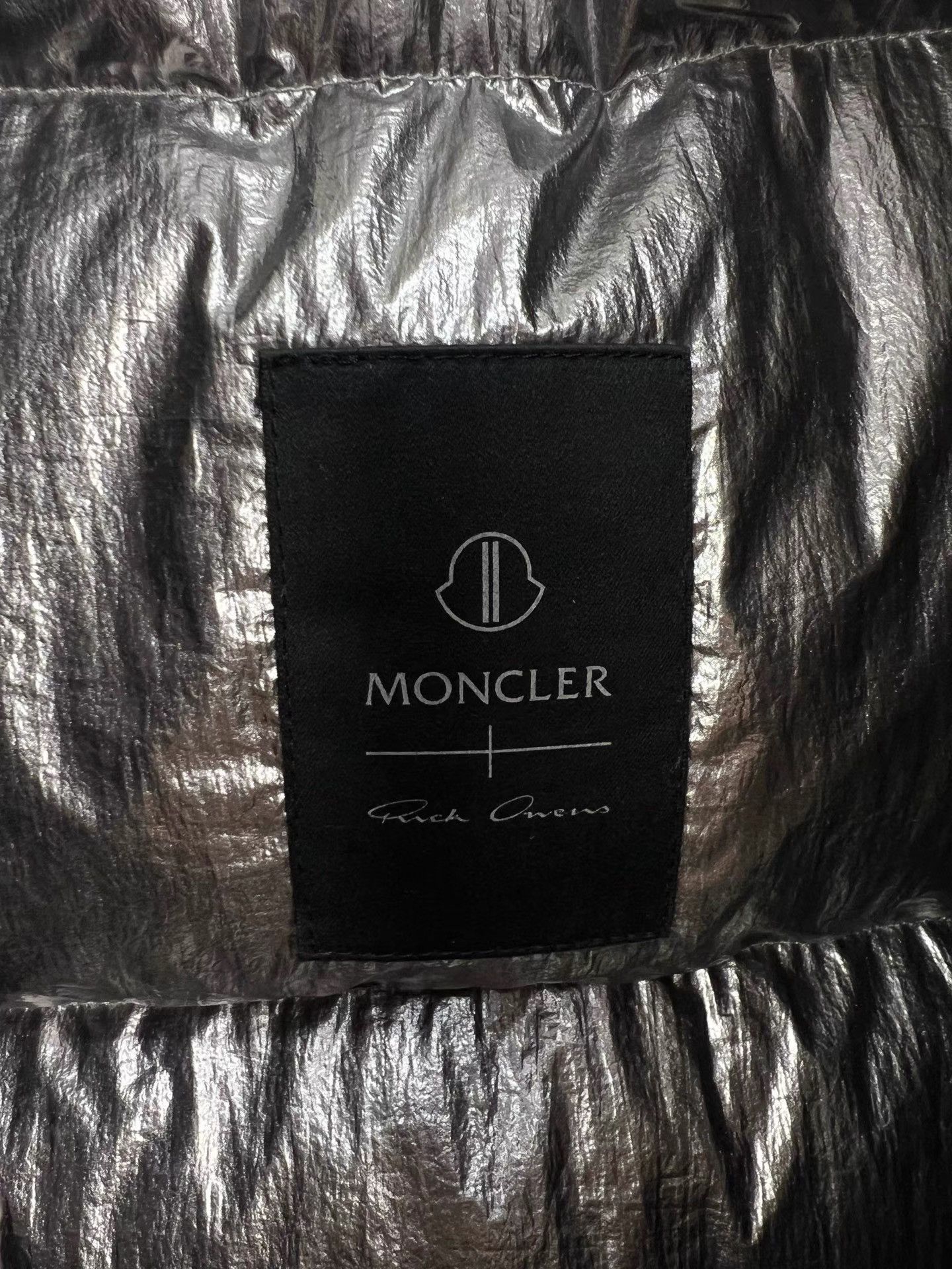 Moncler MONCLER × RICK OWENS Silver Down Jacket K1 Size XS / US 0-2 / IT 36-38 - 4 Thumbnail
