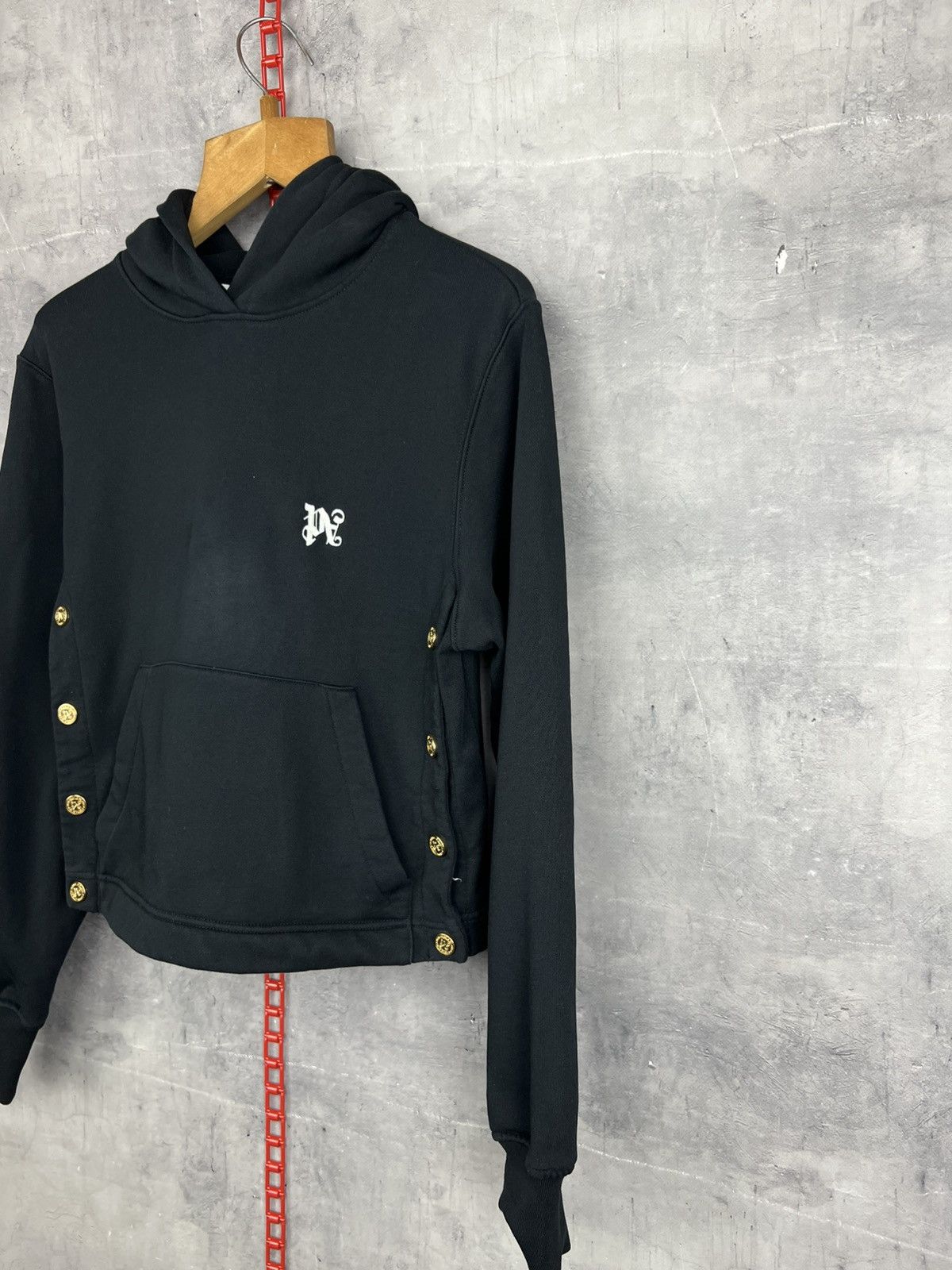 Palm Angels Palm angles Button Hoodie Women’s XS Size XS / US 0-2 / IT 36-38 - 3 Thumbnail