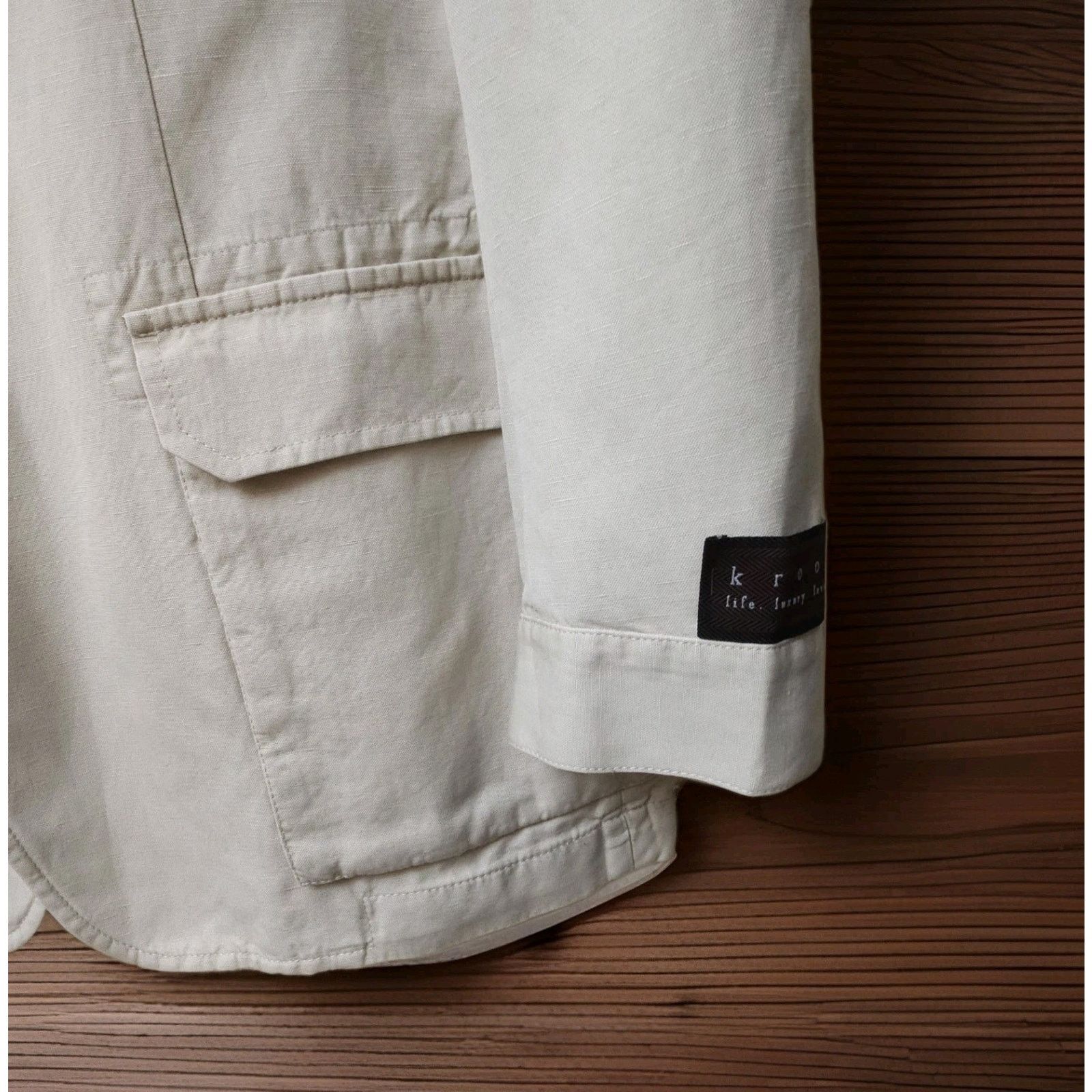 Other Kroon Men Life, Luxury, Levity Cotton / Linen Fogerty Blazer Size 46L - 4 Thumbnail