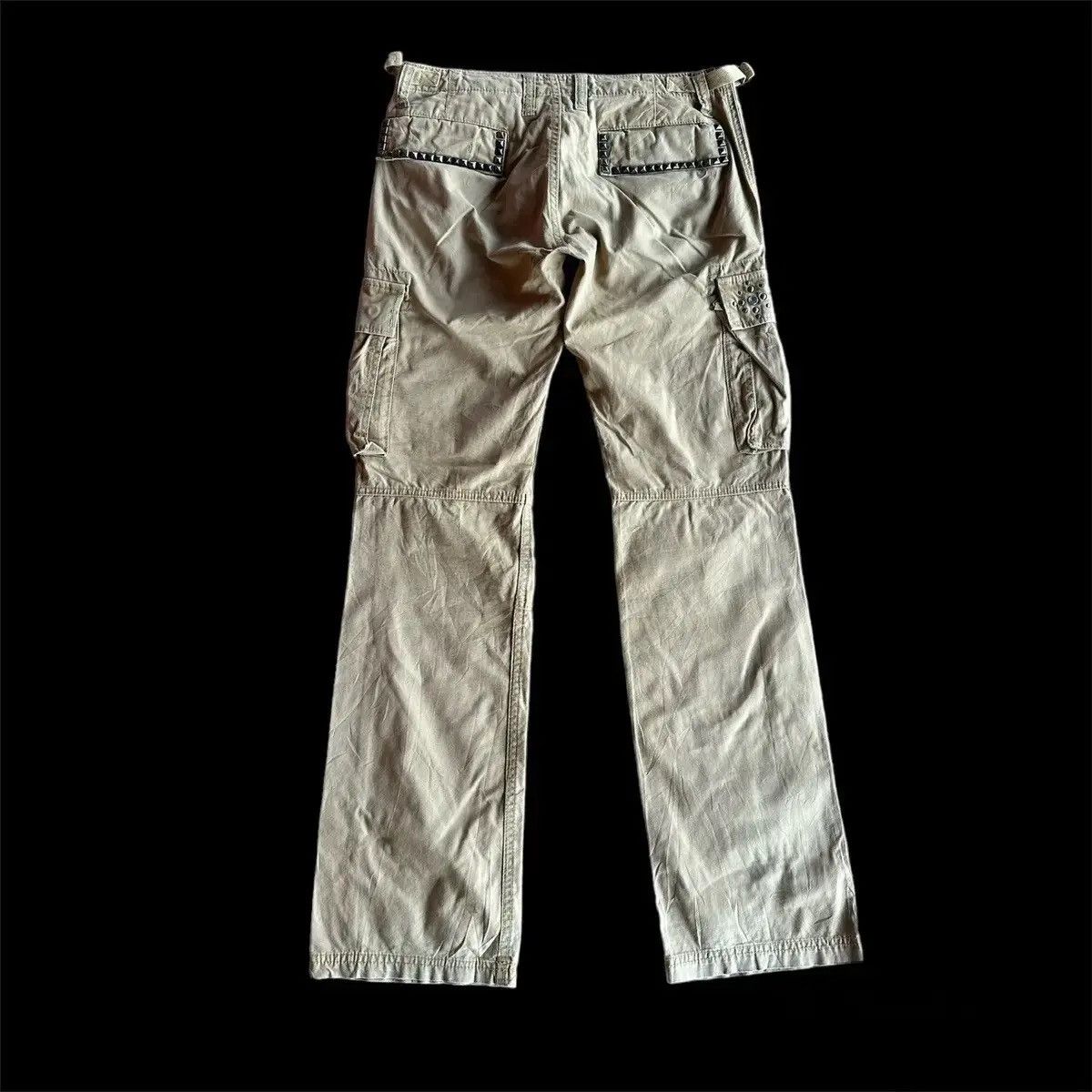 Infinite Archives W32 L33 🔥 FLARE/BOOTCUT NEUTRALINFINITY SPIKY STUDDED CARGO Size US 32 / EU 48 - 2 Thumbnail