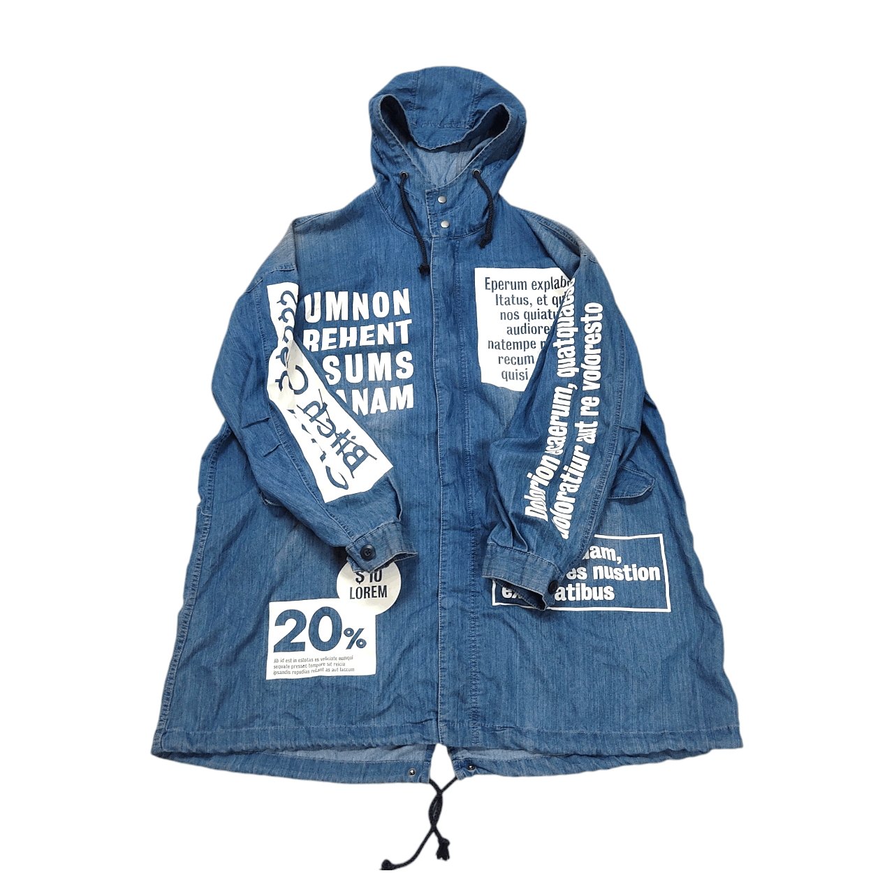 Japanese Brand × Punk and Yo Big Silhouette Mod Coat Fishtail Parka Raf Simons Inspired Size US L / EU 52-54 / 3 - 6 Thumbnail