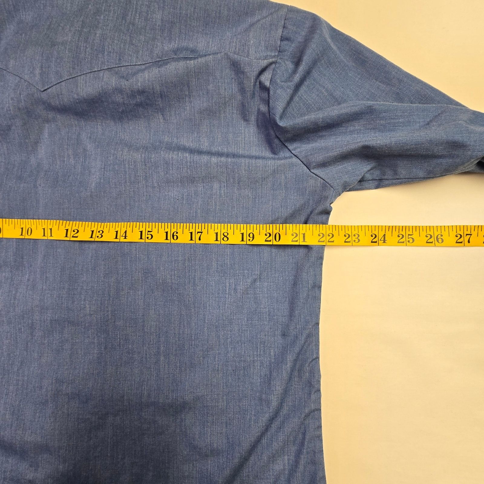 Vintage Vintage Pearl Snap Mondiki Blue XL long Sleeve Button Up Size US XL / EU 56 / 4 - 9 Thumbnail