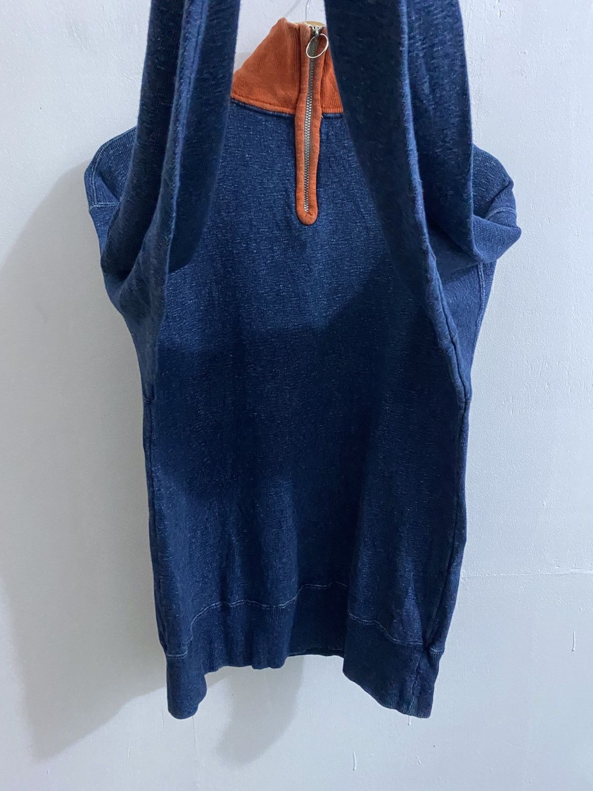45rpm Joubu De Nagamochi 45RPM Half Zip TwoTone Sweater Size US L / EU 52-54 / 3 - 5 Thumbnail