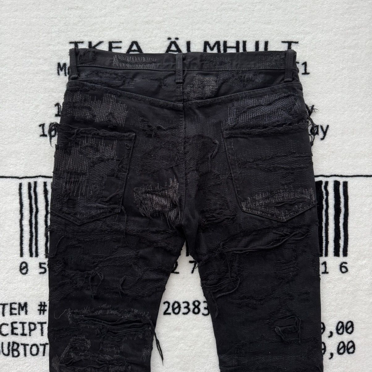 Undercover AW05 “Arts & Crafts” 85 Distressed Denim Size US 31 - 7 Thumbnail